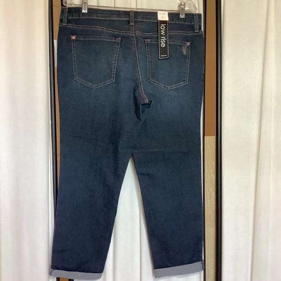 NWT Jessica Simpson Forever Skinny Low Rise Crop Jeans Sz 33 - Picture 3 of 6